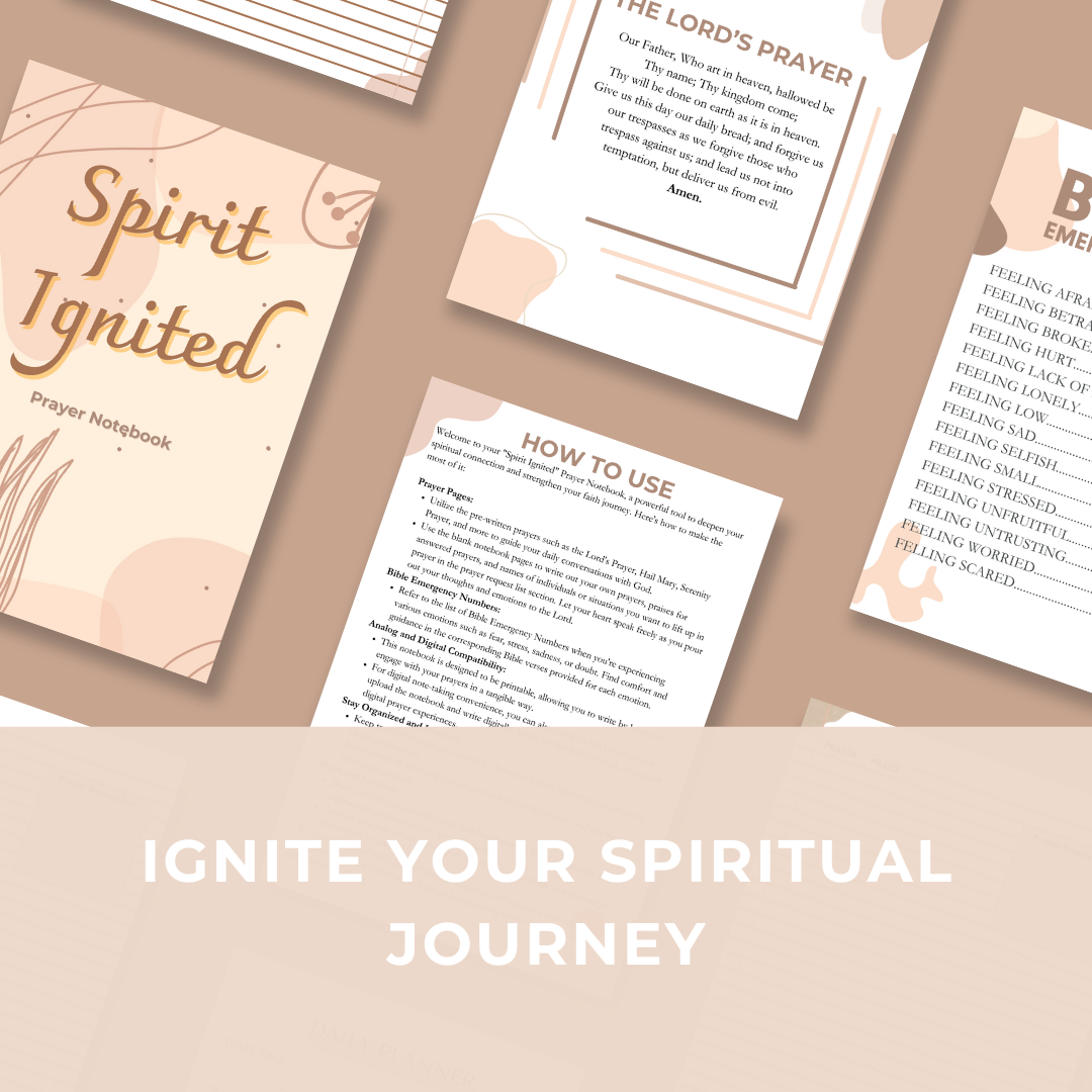 Spirit Ignited: Prayer Notebook